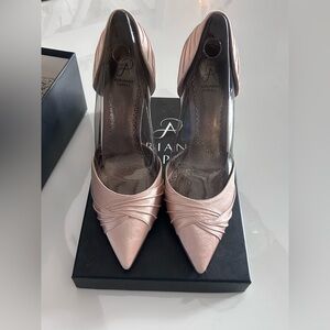 Adrianna Papell Blush Heels Satin Heels 9